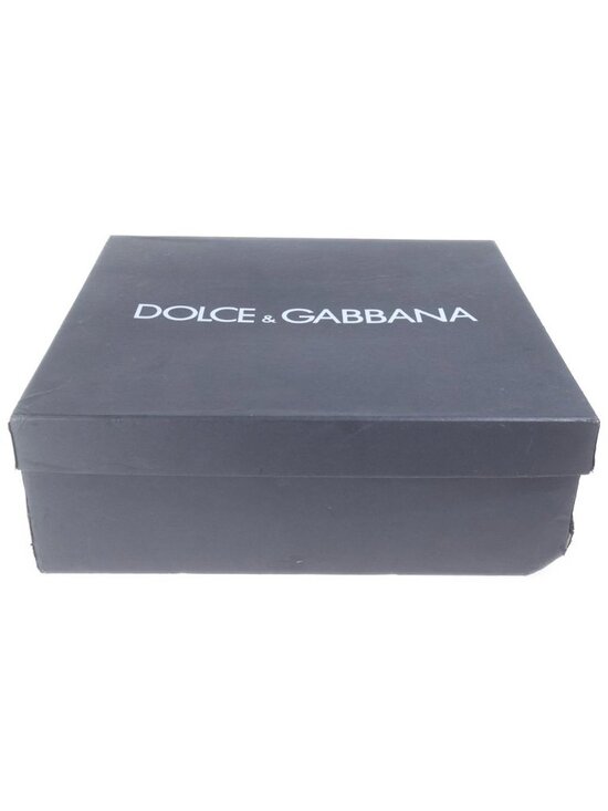 Dolce & Gabbana Lace Up Boots Wingtip Patent Leather Black 7 Sizes